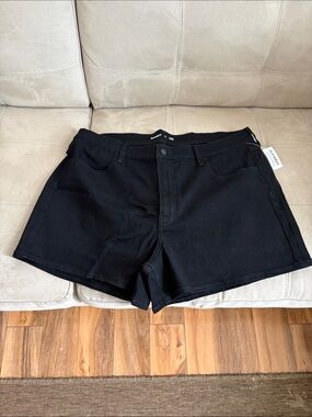 Old Navy Black Denim Jean Shorts NWT